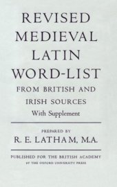 book Revised Medieval Latin Word-List from British and Irish Sources (British Academy)