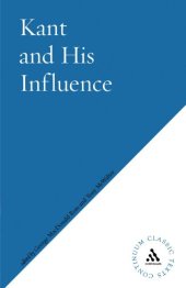 book Kant And His Influence