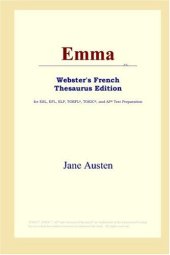 book Emma (Webster's French Thesaurus Edition)