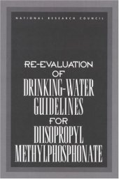 book Re-evaluation of Drinking-Water Guidelines for Diisopropyl Methylphosphonate