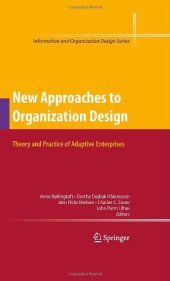 book New Approaches to Organization Design: Theory and Practice of Adaptive Enterprises