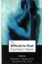 book The Difficult-to-Treat Psychiatric Patient