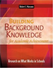 book Building Background Knowledge For Academic Achievement: Research On What Works In Schools