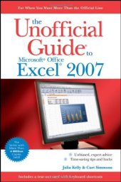 book The Unofficial Guide to Microsoft Office Excel 2007 (Unofficial Guide)