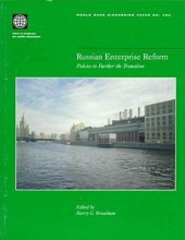 book Russian Enterprise Reform: Policies to Further the Transition (World Bank Discussion Paper)