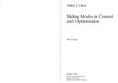 book Sliding Modes in Control and Optimization (Communications and Control Engineering)