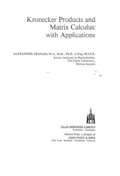 book Kronecker Products and Matrix Calculus: With Applications (Mathematics and Its Applications)