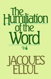 book The Humiliation of the Word