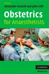 book Obstetrics for Anaesthetists