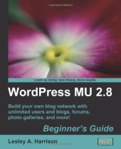 book WordPress MU 2.8: Beginner's Guide