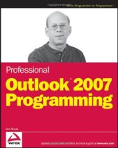 book Professional Outlook 2007 Programming