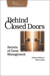 book Behind closed doors: secrets of great management