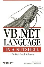 book VB.NET language in a nutshell: a desktop quick reference