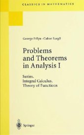 book Problems and Theorems in Analysis: Integral Calculus. Theory of Functions