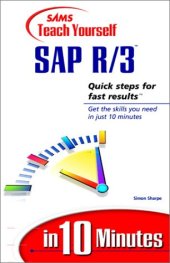 book Sams Teach Yourself Sap R/3 in 10 Minutes