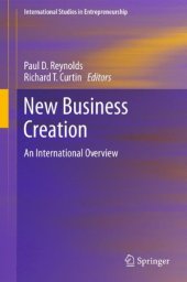 book New Business Creation: An International Overview