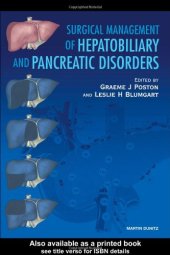 book Surgical Management of Hepatobiliary and Pancreatic Disorders (Clinical challenges)