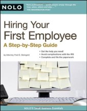 book Hiring Your First Employee: A Step-by-step Guide