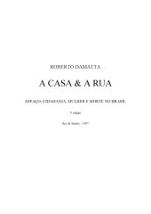 book A Casa e a Rua