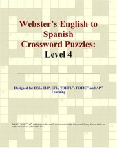 book Webster's English to Spanish Crossword Puzzles: Level 4