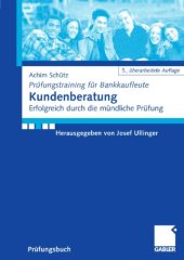 book Kundenberatung: Erfolgreich durch die mündliche Prüfung, 5. Auflage