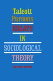 book Essays in Sociological Theory