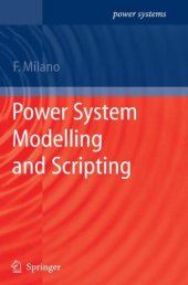 book Power System Modelling and Scripting