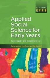 book Applied Social Science for Early Years (Achieving Eyps)