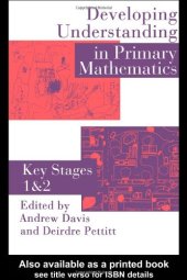 book Developing Understanding In Primary Mathematics: Key Stages 1 & 2