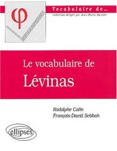 book Le vocabulaire de Levinas