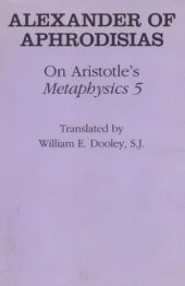 book On Aristotle's Metaphysics 5.