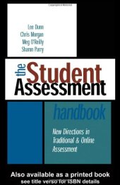 book The Student Assessment Handbook: New Directions in Traditional and Online Assessment