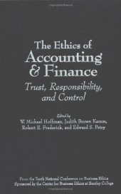 book The Ethics of Accounting and Finance: Trust, Responsibility, and Control (National Conference on Business Ethics  Proceedings)