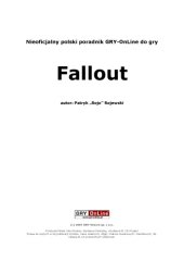 book Fallout Poradnik Gry-Online