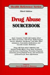 book Drug Abuse Sourcebook, Third Edition