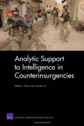 book Analytic Support to Intelligence in Counterinsurgencies