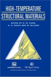 book High-temperature Structural Materials