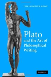 book Plato and the Art of Philosophical Writing