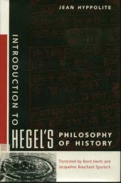 book Introduction to Hegel's Philosophy of History