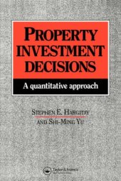 book Property Investment Decisions: A quantitative approach