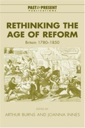 book Rethinking the Age of Reform: Britain 1780-1850 (Past and Present Publications)