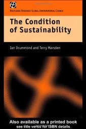 book The Condition of Sustainability (Global Environmental Change)