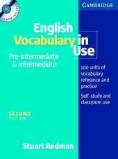 book English Vocabulary in Use Pre-Intermediate and Intermediate Book