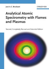 book Analytical Atomic Spectrometry with Flames and Plasmas, 2nd Edition