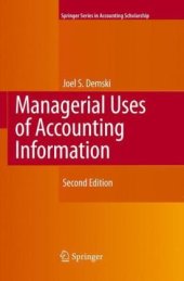 book Managerial Uses of Accounting Information