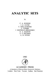 book Analytic Sets (London school 1978)