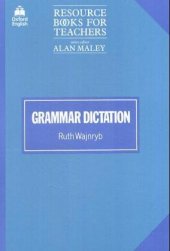 book Grammar Dictation (Resource Books for Teachers Series)