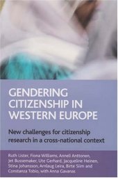 book Gendering Citizenship in Western Europe: New Challenges for Citizenship Research in a Cross-national Context