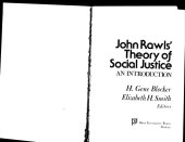 book John Rawls' Theory of Social Justice: An Introduction