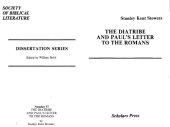 book The diatribe and Paul's letter to the Romans (Dissertation series   Society of Biblical Literature)